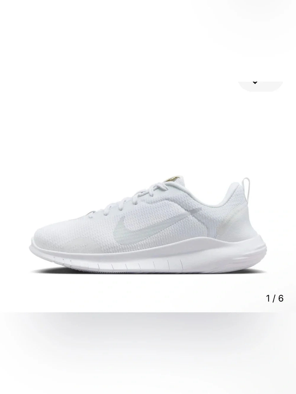 Women’s Nike flex experience run 12 white pure platinum size 8
